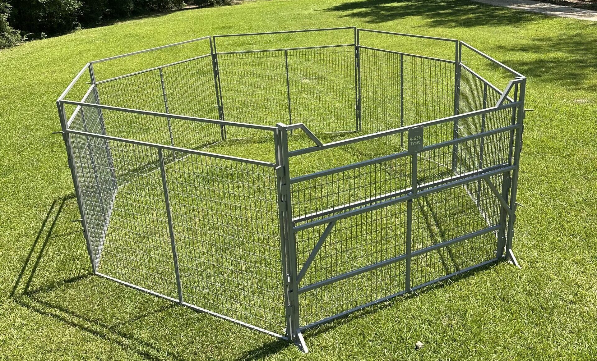K-Gen feral hog trap set in South Louisiana field